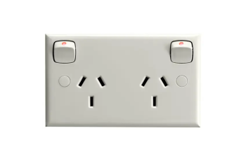 HPM Standard Double Powerpoint White CD777WE