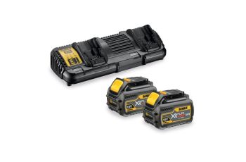 DeWALT DEWALTÂ® XR FLEXVOLTâ„¢ Battery & Charger Starter Pack 6AH DCB132T2-XE