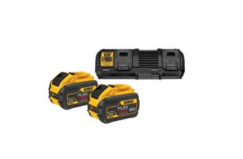 DeWALT 18V/54V XR FLEXVOLT Battery & Charger Starter Pack (2 x 9.0Ah) DCB132X2-XE