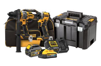 DeWALT Combo Kit 2 Piece 18v XR 2x Batteries DCK2052H1T1-XE