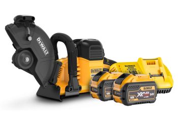 DeWALT Cut-Off Saw Combo 230mm 54V XR FLEXVOLT Inc 2x Batteries & Charger DCS691X2-XE