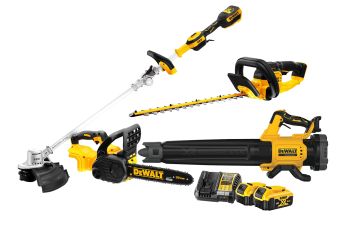 DeWALT Cordless Garden OPE Combo Kit 4 Piece 18v XR 2x 5.0Ah DCZ441P2-XE
