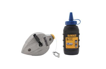 DeWALT 30m Chalk Line Reel Kit Aluminium W/ Blue Chalk DWHT47309L