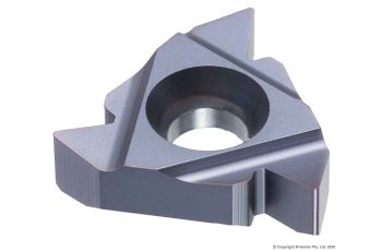 Harlingen TiAlN Micro-Grain Carbide Right Handed Threading Inserts - 0.5-3.0 mm 16ERAG60