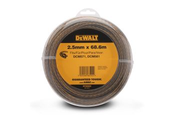 DeWALT 68M X 2.5MM STRING TRIMMER LINE (For use on All DEWALT String Trimmers) DT20652-QZ