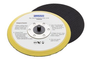 Basso Velcro Backing Pad 6"/150mm Ext 5/16"UNF F6505