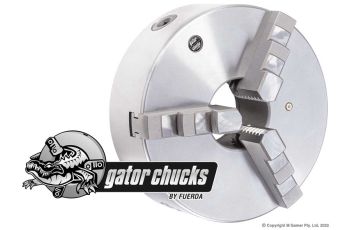 Fuerda 250mm 3 Jaw Self Centering Front Mount Lathe Chuck PS3-250