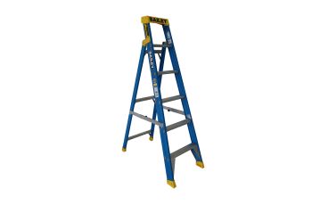Bailey Pro Single Sided Ladder FG Leansafe 6 150kg Ind Punchlock - 1.8m FS13972