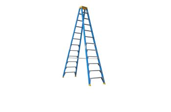 Bailey Pro Fibreglass Double Sided Ladder DS 12 150kg Ind Punchlock - 3.6m FS13984
