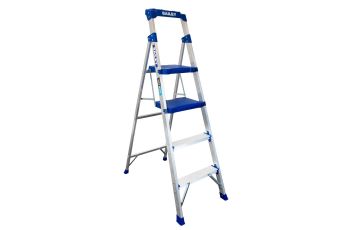 Bailey Twin Platform Stepladder 4 Step 135kg Aluminium FS14041