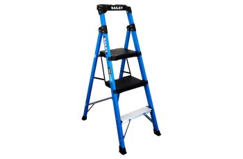 Bailey Twin Platform Stepladder 3 Step 135kg Fibreglass FS14042