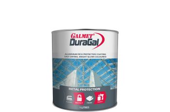 Galmet 1L DuraGal Silver Protective Coating GA-GGDS1L