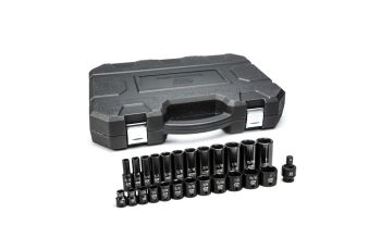Gearwrench 25PC 3/8" DR SAE Standard & Deep Impact Socket Set 84919N
