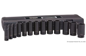 Geiger 1/2" Drive Imperial Socket Set (13pc.) GX1312SSI