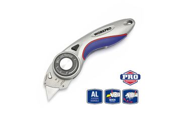 Workpro Aluminum Quick-Change Folding Utility Knife HTM-WP211013