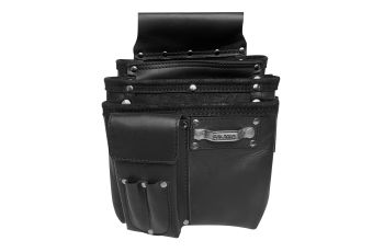 BuildPro Tool Nail Bag With The Works 3 Pocket Leather LBNB7XL