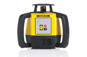 Leica Rugby 620 Laser Level with Rod-Eye 160 Digital Receiver Alkaline LG6005985