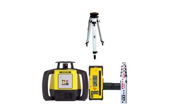 Leica Rugby 620 Laser Level Combo Kit with Rod-Eye 160 Digital Receiver Alkaline Aluminium Tripod and 5m Staff LG6005985KIT