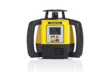 Leica Rugby 680 Laser Level with Rod-Eye 160 Digital Receiver Li-Ion Battery and Charger LG6006010