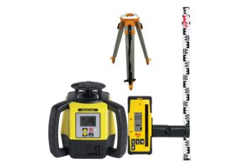 Leica Rugby 680 Laser Level Combo Kit with Rod-Eye 160 Receiver Li-Ion Battery Aluminium Tripod and 5m Staff LG6006010KIT