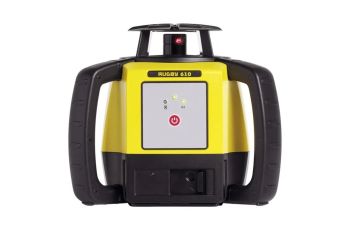 Leica Rugby 610 Laser Level with Rod-Eye 120 Receiver Alkaline LG6011150