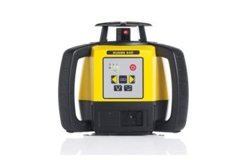 Leica Rugby 640 Laser Level with Rod-Eye 120 Receiver Alkaline LG6011154