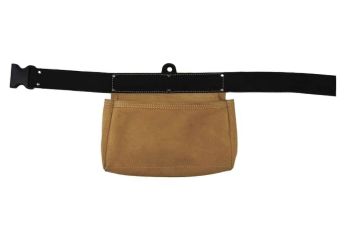 BuildPro Nail Bag 2 Pocket Suede 50mm Belt LWTASPL02