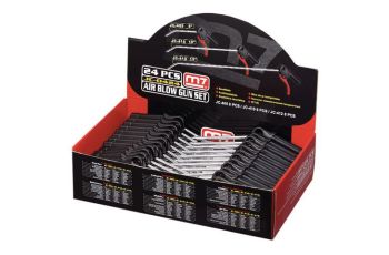 M7 AIR BLOW GUN COUNTER MERCHANDISER, 24PCS (8 EACH JC405, JC410, JC412) M7-JC0424