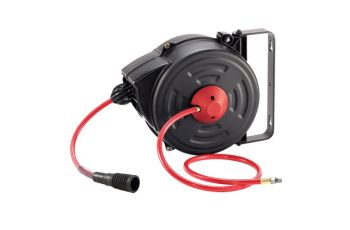 M7 AIR HOSE REEL WALL MOUNT METAL CASE, 8MM ID X 12MM 15M M7-SA2015