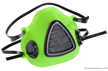 MP Aussie Products Large Respirator - Fluro Green MPLR-P2FG