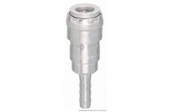 Nitto Kohki 1/4" Hose Fitting to One Touch Coupling Socket NC20020SH