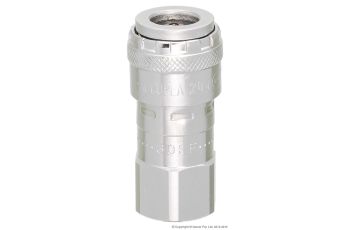 Nitto Kohki 3/8" Female Thread to One Touch Coupling Socket NC20030SF