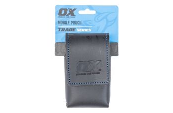OX Trade Black Leather Mobile Phone Holder - L OX-T265708