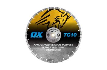 OX Premium Turbo Segmented Blade 400mm - Concrete/General Purpose 
 OX-TC10-16
