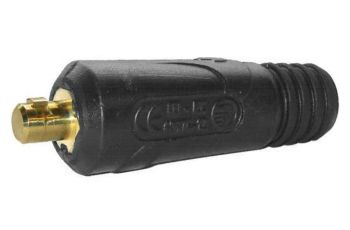 Weldclass Cable Connector Male Plug (9mm Pin) Dinse 10-25 Style P6-1025MC