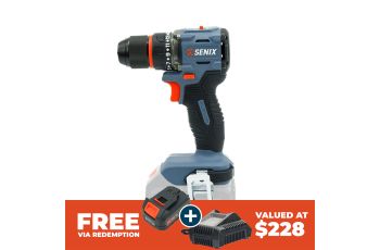 Senix X2 18V Brushless 60NM Compact Drill/Driver Skin PDDX2-M4-EU-0