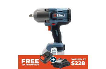 Senix X2 18V 1/2" 1000Nm Brushless Impact Wrench Skin PDWX2-M3-EU-0