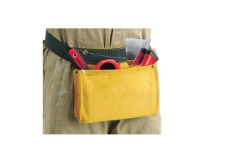 PlasterX 310x200mm 2 Pocket Suede Leather Nail Bag NB972