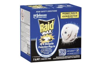 Raid MAX Fly & Mosquito Repellent Indoor Protection Plug In 618293