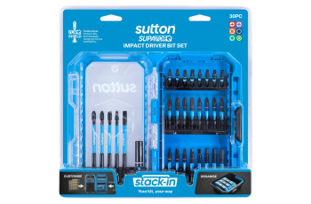 Sutton 30Pc S250 Supatorq Insert/Power Stack-In Screwdriver Bit Set S250S30A