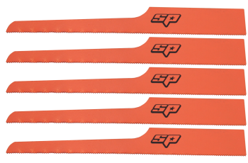 SP Tools Air Hacksaw Blades 5 Piece 32 Teeth Suits Steel SAWB100
