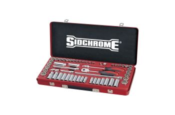 Sidchrome 56 Piece 3/8" Drive Socket Set Metric/AF SCMT13110