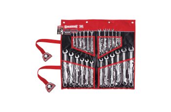 Sidchrome SCMT22104 Spanner Set Ring & Open End Metric/AF 24Piece