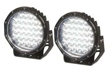 Powertech LED Driving Lights 6000 Lumen 2x 7" Solid SL4001