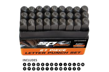 SP Tools Letter Punch Set - 27Pc SP30960