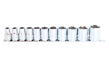 SP Tools Socket Rail 1/2Dr 6Pt 11Pc Sae SP20333