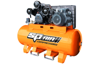 SP Tools Air Compressor 270Lt 7.5Hp 3 Phase Electric Triple Cast Iron SP35