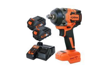 SP Tools 18V 2 x 5.0Ah 1/2" Brushless Impact Wrench Combo Kit SP83126