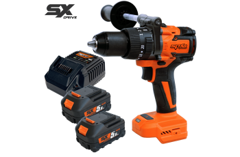 SP Tools 2x5.0Ah 18V 1/2" Brushless Hammer Drill Driver Kit SP83244