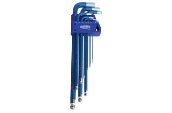 SP Tools 9PC Metric Ball Drive Hex Key Set (Blue) T834511